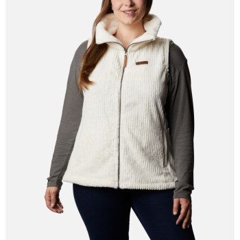 Columbia Fire Side Sherpa Plus Size, Chaleco Rayas Para Mujer | 597013-KTO